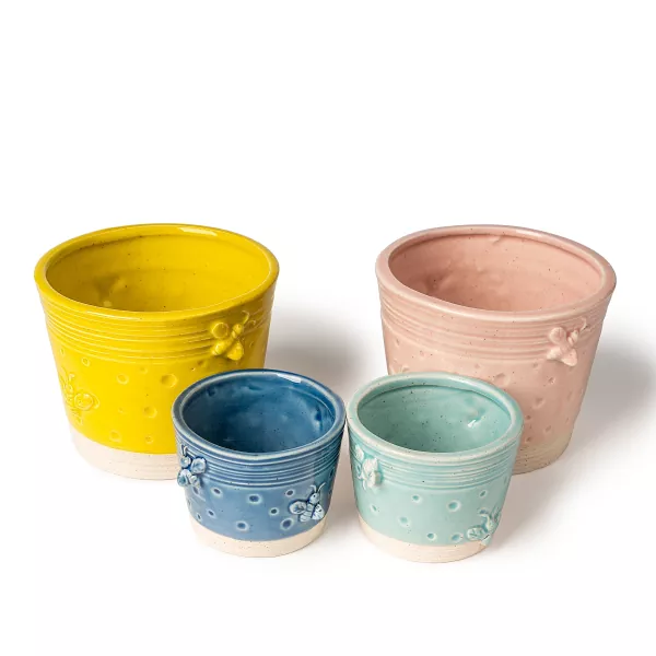 Mehiläisvaha keraaminen kynttiläpurkki