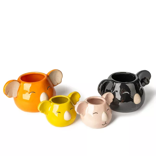 Koalan muotoiset keraamiset kynttilänjalat