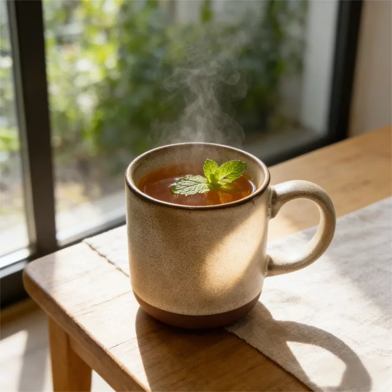 Yksinkertainen moderni keraaminen matkamuki